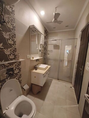Bathroom in 2 BHK Builder Floor at Greater Kailash I – for Rent
