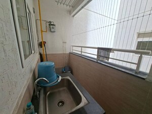 Kitchen in 3 BHK Apartment at Rajapushpa Provincia, Narsingi – for Rent