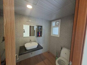 Bathroom in 3 BHK Apartment at Rajapushpa Provincia, Narsingi – for Rent