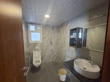 Bathroom in 3 BHK Apartment at Rajapushpa Provincia, Narsingi – for Rent