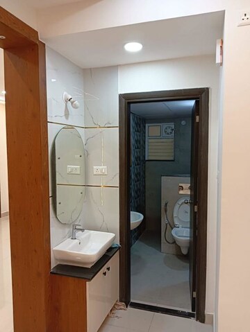 Bathroom in 3 BHK Apartment at Rajapushpa Provincia, Narsingi – for Rent
