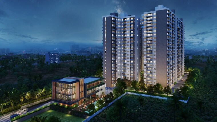 Exterior View, ranka-ankura 2 Bedroom 1285 Sq.Ft. Apartment In Thanisandra Main Road Bangalore 9962615