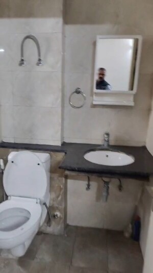 Bathroom in 2 BHK Builder Floor at Wave Executive Floors, Wave City – for Rent