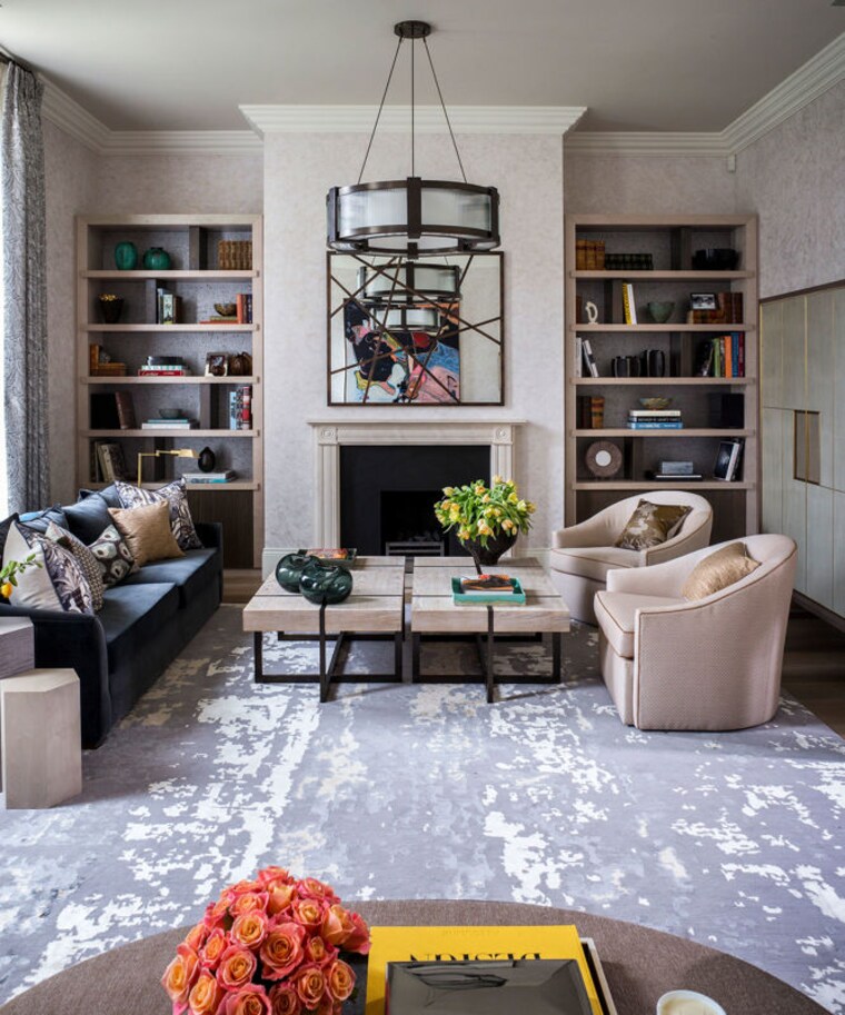 Living Room, kohat enclave 4 Bedroom 2720 Sq.Ft. Builder Floor In Kohat Enclave Delhi 9962660