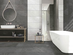 Bathroom in 3 BHK Builder Floor at Kohat Enclave – for Sale