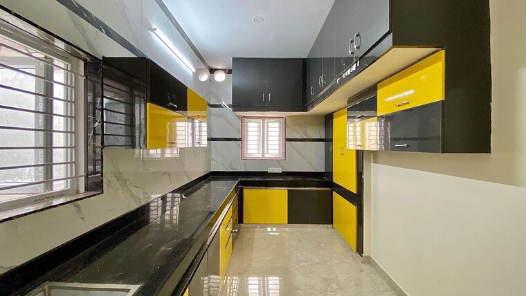 Kitchen, kohat enclave 3 Bedroom 1870 Sq.Ft. Builder Floor In Kohat Enclave Delhi 9962676