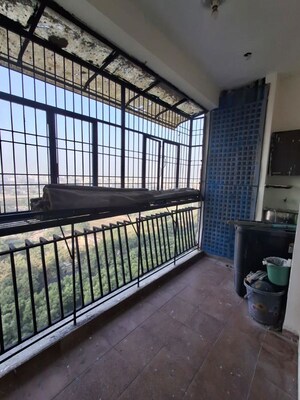 Balcony in 3 BHK Apartment at Amrapali Crystal Homes, Sector 76 – for Rent