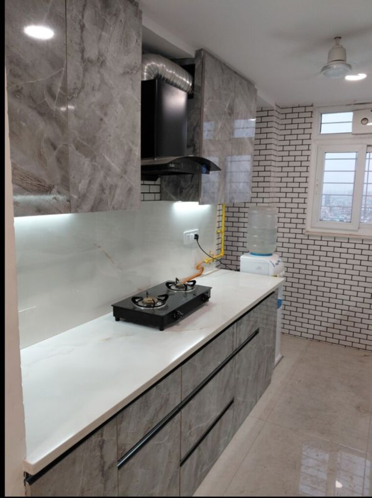 Kitchen, aditya-mega-city 3 Bedroom 1900 Sq.Ft. Apartment In Vaibhav Khand Ghaziabad 9962701