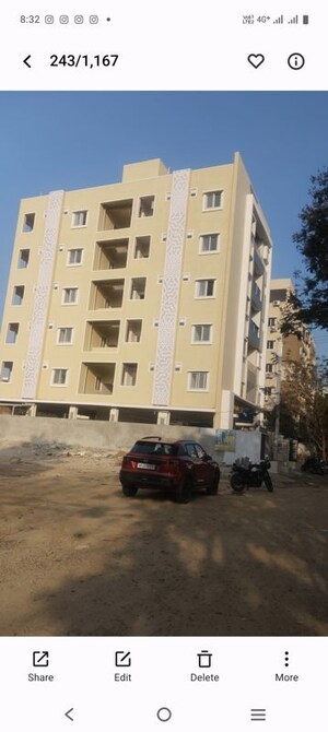 2 BHK Apartment – Exterior View View at Nallagandla - for Sale