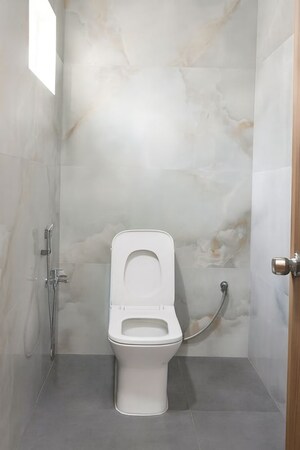 Bathroom in 3 BHK Builder Floor at Kondapur – for Rent