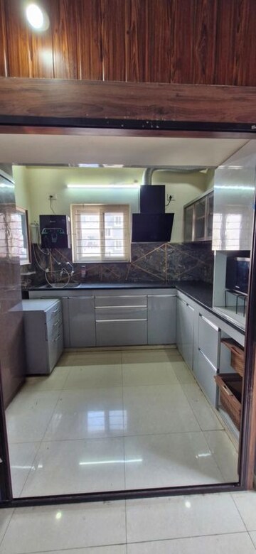 Kitchen in 3 BHK Builder Floor at Kondapur – for Rent
