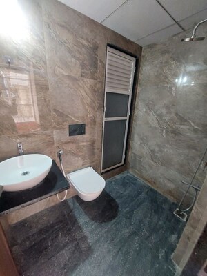 Bathroom in 1 BHK Apartment at Larkins 315 Rio, Panch Pakhadi – for Rent