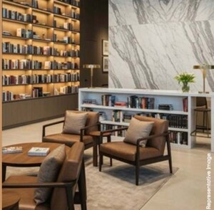 Building Lobby in 3 BHK Apartment at Satya Levante Residences, Sector 104 – for Sale