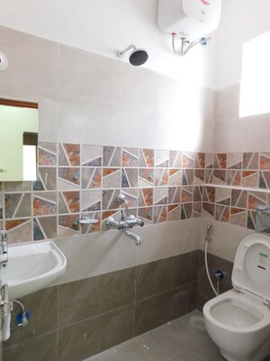 Bathroom in 2 BHK Builder Floor at Kondapur – for Rent