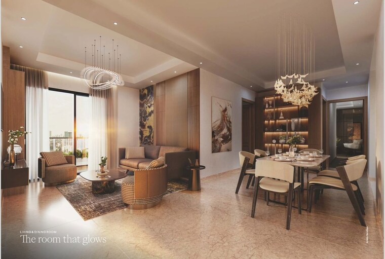 Living Room, satya-levante-residences 5 Bedroom 3463 Sq.Ft. Apartment In Sector 104 Gurgaon 9922336