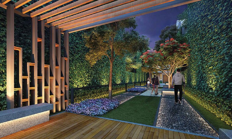 Garden, srijan-nirvana 3 Bedroom 1483 Sq.Ft. Apartment In Rajpur Kolkata 9962783