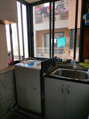 Kitchen in 3 BHK Apartment at Vaishnodevi Circle – for Rent