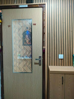 Bathroom in 3 BHK Apartment at Vaishnodevi Circle – for Rent