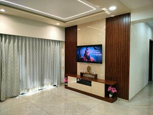 Living Room in 3 BHK Apartment at Vaishnodevi Circle – for Rent
