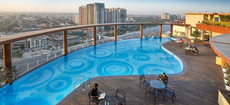 Swimming Pool, rise-organic-homes 4 Bedroom 2415 Sq.Ft. Apartment In Mahurali Ghaziabad 9962824
