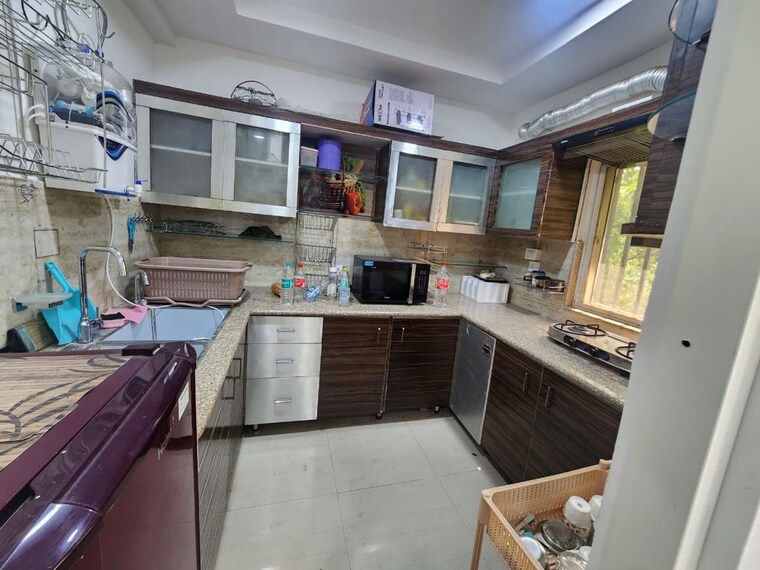 Kitchen, paramount-heritage 2 Bedroom 1175 Sq.Ft. Apartment In Ambala Highway Zirakpur 9952577