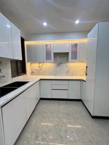 Kitchen in 3 BHK Apartment at Palm Residency Chhatarpur, Chattarpur – for Rent