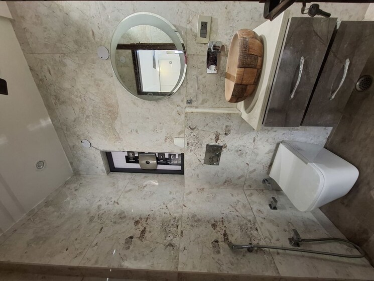 Bathroom, greater kailash i 3 Bedroom 1800 Sq.Ft. Builder Floor In Greater Kailash I Delhi 9962857