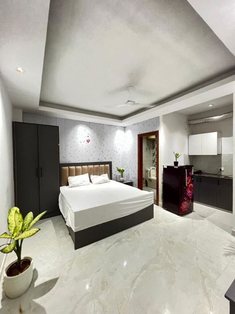 Bedroom, sector 24 1 RK 356 Sq.Ft. Builder Floor In Sector 24 Gurgaon 9962875