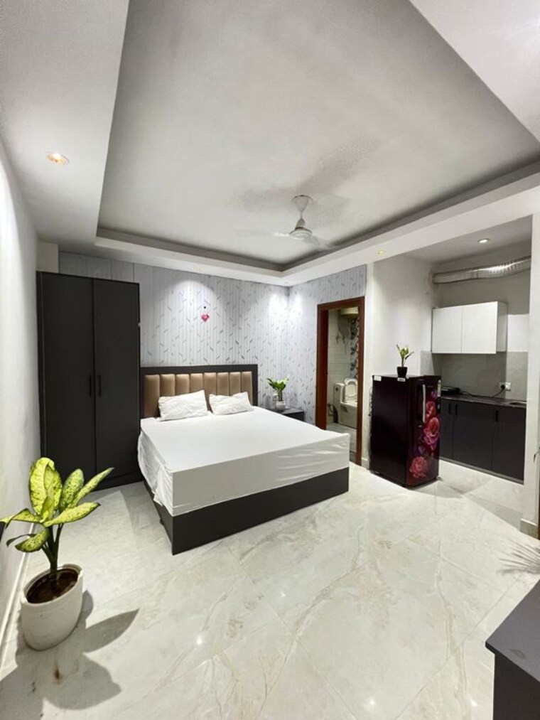 Bedroom, sector 24 1 RK 356 Sq.Ft. Builder Floor In Sector 24 Gurgaon 9962875