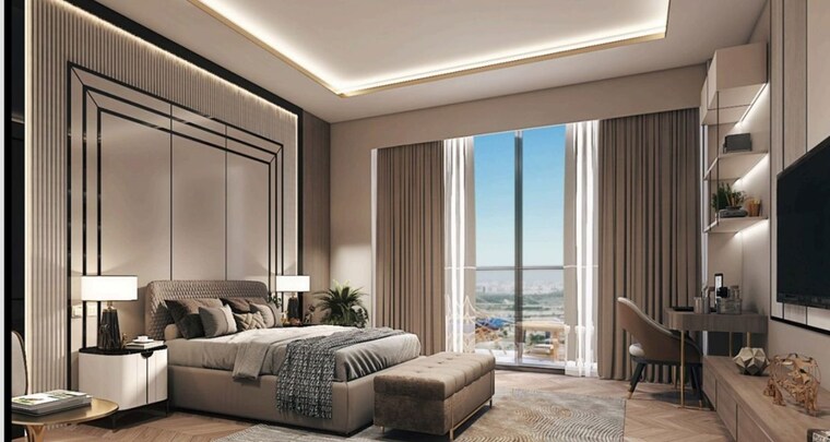 Living Room, emaar-urban-oasis 4 Bedroom 3040 Sq.Ft. Apartment In Sector 62 Gurgaon 9962938