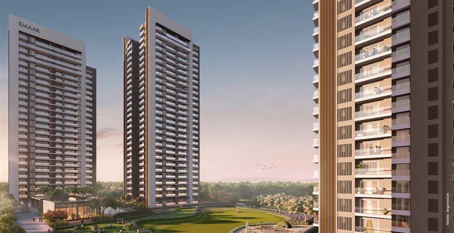 4 BHK + Pooja Room,Servant Room,Study Room,Extra Room 3040 Sq.Ft. Apartment in Emaar Urban Oasis