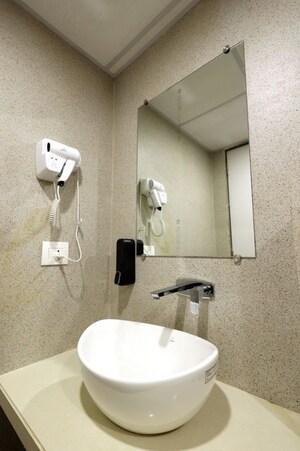 Bathroom in 3 BHK Apartment at Shrishti Synchronicity, Chandivali – for Rent