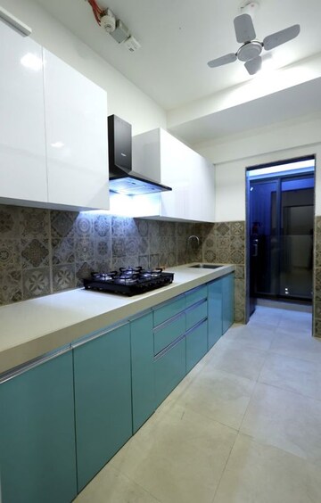 Kitchen in 3 BHK Apartment at Shrishti Synchronicity, Chandivali – for Rent