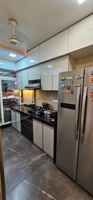Kitchen in 2 BHK Apartment at HDIL Premier Residences, Lbs Marg – for Rent