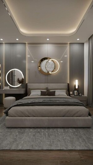 Bedroom in 4 BHK Builder Floor at Shalimar Bagh – for Sale