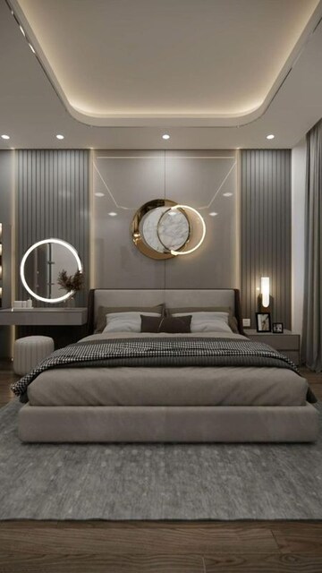 Bedroom in 4 BHK Builder Floor at Shalimar Bagh – for Sale