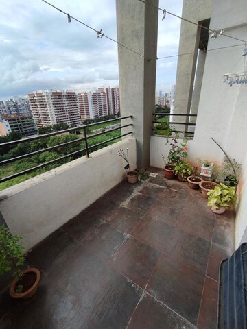 Balcony in 2 BHK Apartment at Vastushree Adrina, Mundhwa – for Rent