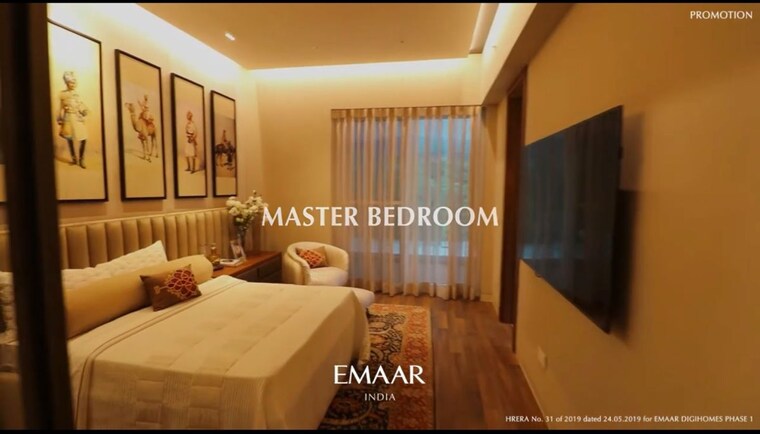 Living Room, emaar-digi-homes 3.5 Bedroom 2588 Sq.Ft. Apartment In Sector 63 Gurgaon 9963025