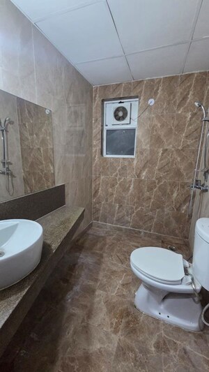 Bathroom in 3 BHK Apartment at Gaur Sportswood, Sector 79 – for Rent