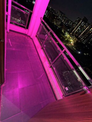 Balcony in 2 BHK Apartment at Venkatesh Viraj Heights, Dhanori – for Rent