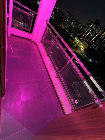 Balcony in 2 BHK Apartment at Venkatesh Viraj Heights, Dhanori – for Rent