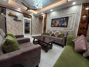 Living Room in 3 BHK Apartment at Gaur Sportswood, Sector 79 – for Rent