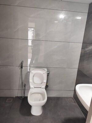 Bathroom in 2 BHK Apartment at Kumar Palmspring Towers, Undri – for Rent