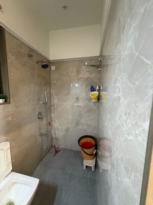 Bathroom in 3 BHK Apartment at Oxy Beaumonde, Viman Nagar – for Rent