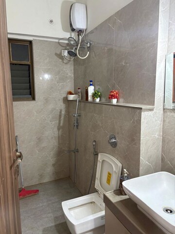 Bathroom in 3 BHK Apartment at Oxy Beaumonde, Viman Nagar – for Rent