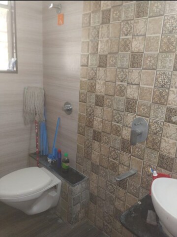 Bathroom in 1 BHK Apartment at G K Silver Land Residency, Ravet – for Rent