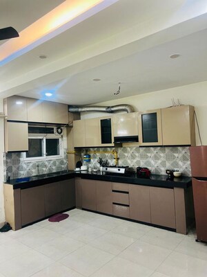 Kitchen in 3 BHK Apartment at Amrapali Crystal Homes, Sector 76 – for Rent