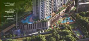 3 BHK Apartment – Exterior View View at Satya Levante Residences, Sector 104 - for Sale
