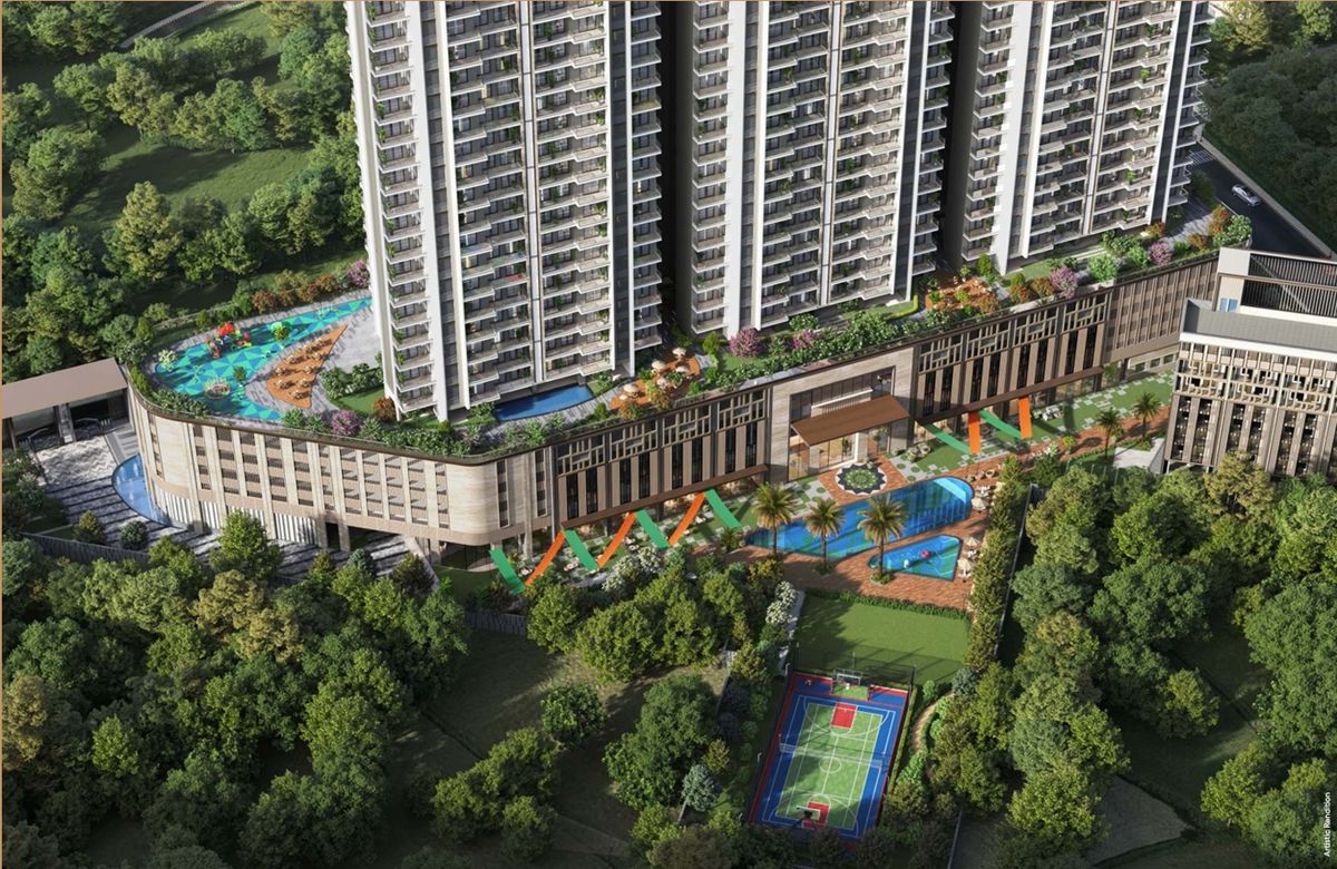 4 BHK + Servant Room,Study Room 2656 Sq.Ft. Apartment in Satya Levante Residences