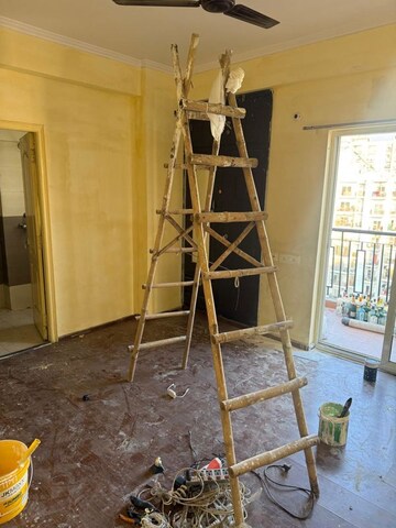 Living Room in 3 BHK Apartment at Amrapali Crystal Homes, Sector 76 – for Rent